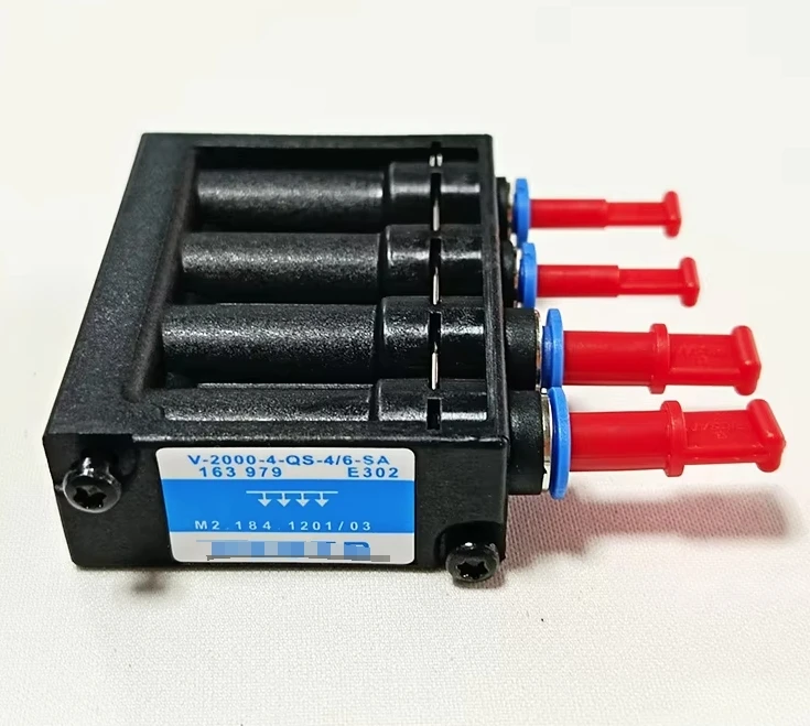 

M2.184.1201 V-2000-QS-4/6-SA электромагнитный клапан для печатной машины Heidelberg