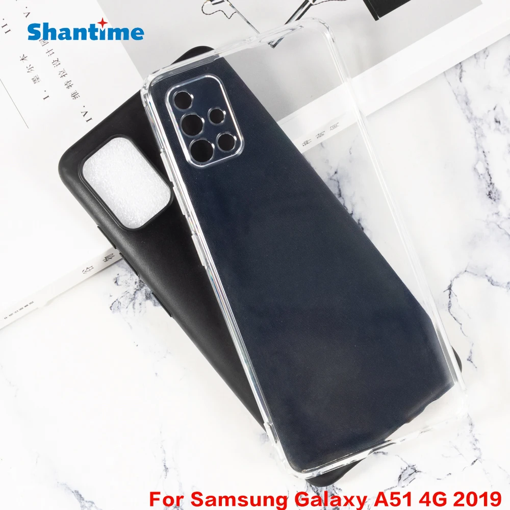 Case for Samsung Galaxy A51 4G 2019 TPU Shockproof Rubber Cover Protective Bumper Flexible Shell for Samsung Galaxy A51 4G 2019