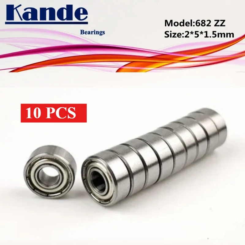 10pcs 682ZZ 2x5x2.5mm Miniature Bearings ball bearing  682 Z 2x5x1.5   618/2ZZ