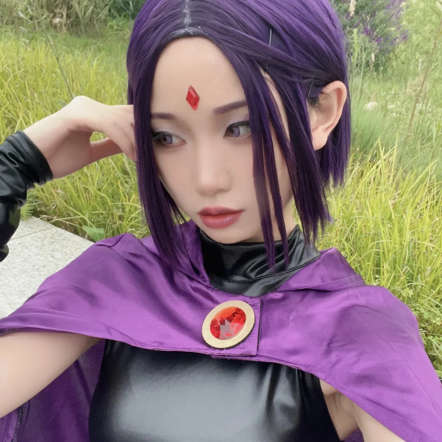 fantasia-de-cosplay-da-ravena-de-teen-titans-macacao-sexy-para-mulheres-com-capa-e-cinto-roupas-para-festas-de-halloween