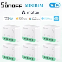 1-10pcs SONOFF MINIR4M MINI Extreme Wi-Fi Smart Switch Detach Relay Mode Compatible With Matter Support Alexa Google Home