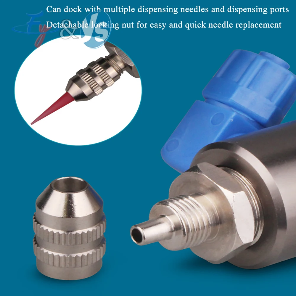 YS Thimble Dispensing Valve Single Liquid Coating FY25 Ejector Pin Type Dotting Glue Dispensing Machine with Fine Adjustable