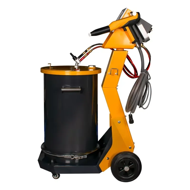 Manual Electrostatic Powder Coater with Hopper for Complete Spraying Systems for Metal Parts