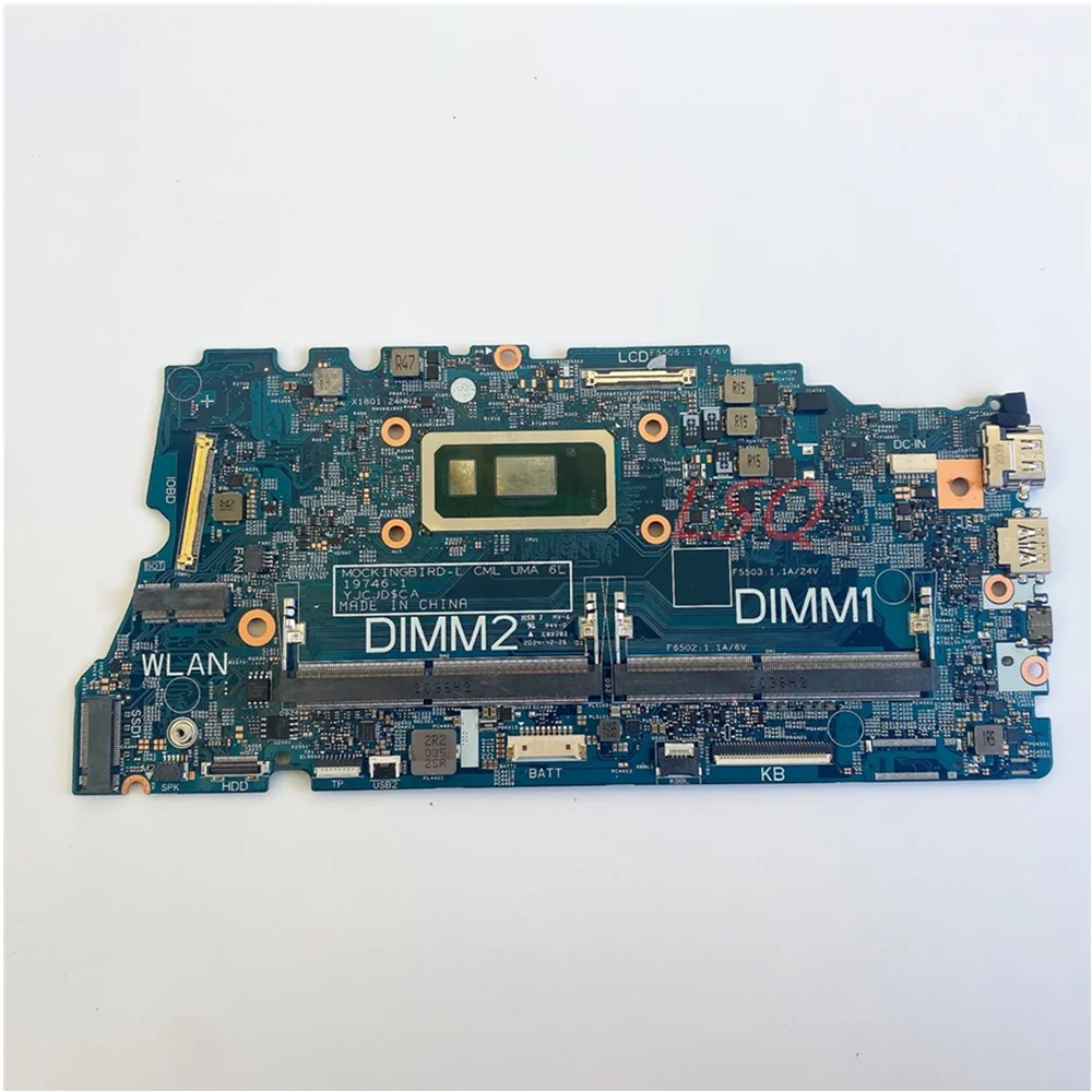 19746-1 For Dell Latitude 3410 3510 Laptop Motherboard With CPU i5-10210U SRGKZ CN MYG77 PD7RH 100% Test OK