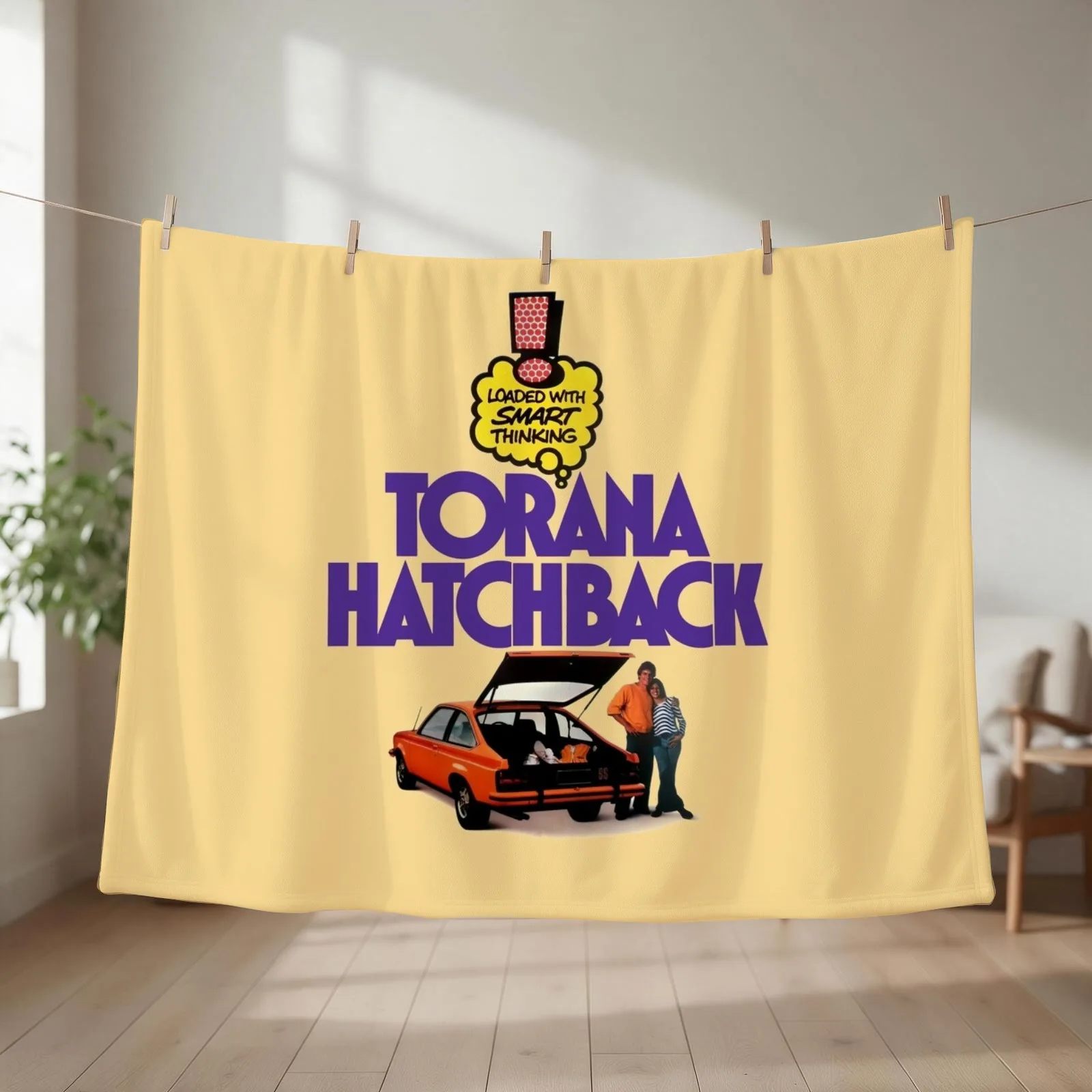 HOLDEN TORANA HATCHBACK Throw Blanket Plush Picnic Sofa Quilt Hairy Blankets