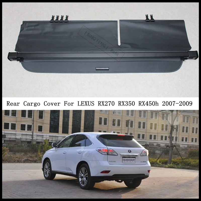 

Rear Cargo Cover For LEXUS RX270 RX350 RX450h 2007 2008 2009 Privacy Trunk Screen Security Shield Shade Modification Parts