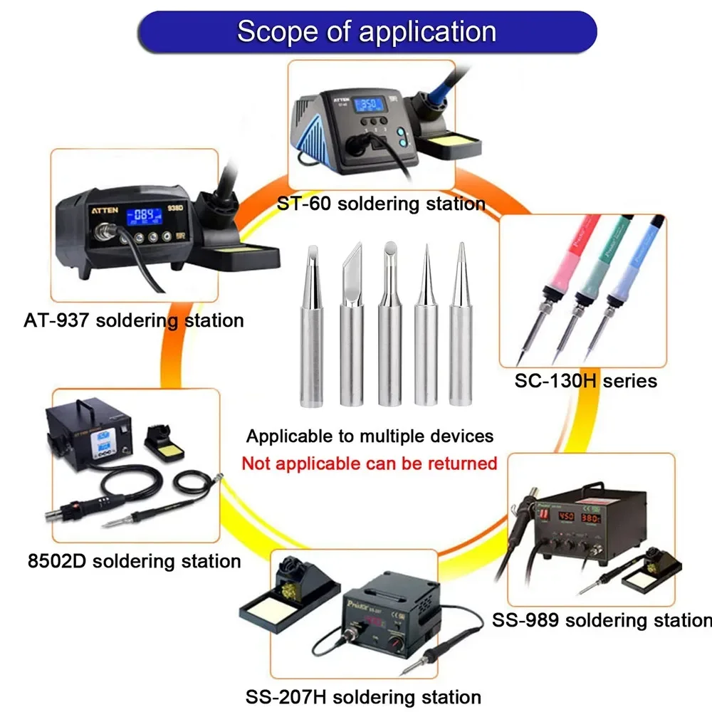 銅製のはんだごてのセット,内部加熱,I-900m-t,3c,2.4D,5ユニット