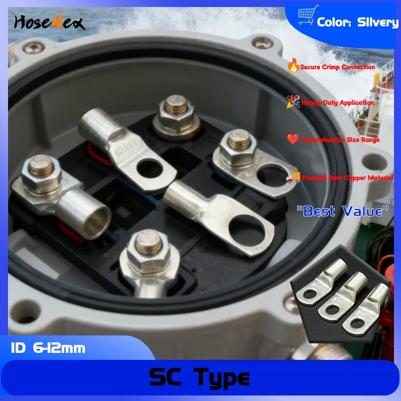 Available in Multiple Models SC6 To SC35 with Various Hole IDs 6-12mm To Fit A Wide Array of Cable and Battery Post Sizes