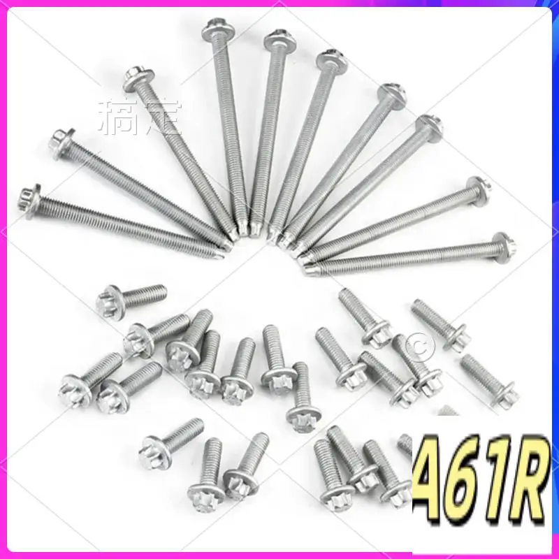 R1-Kit de pernos de tornillos de cacerola de aceite 11132210959 para BMW E81 E87 F20 Kit de pernos de cacerola de aceite de tornillos de coche