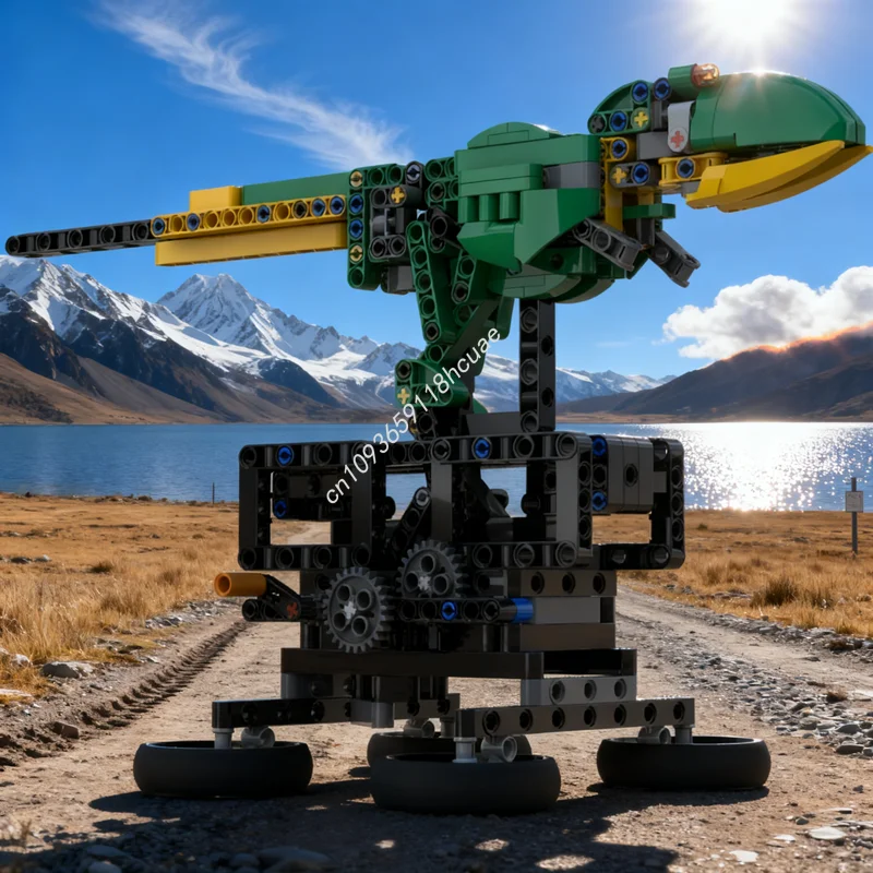 

375 шт. MOC техническая тираннозавр Рекс кинетическая скульптура модель строительные блоки рождественские подарки архитектурные игрушки идея образование