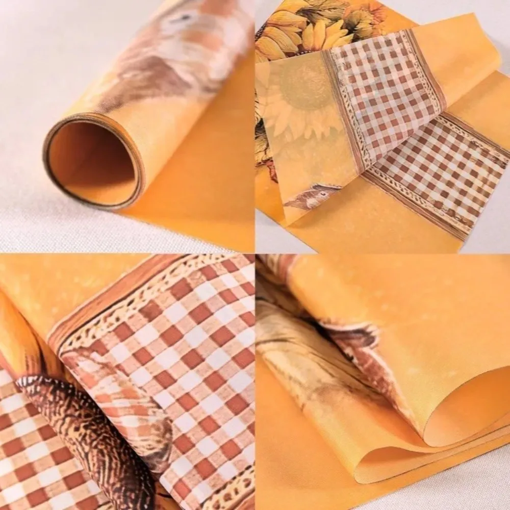 Universal Microwave Cover Printed Waterproof Microwave Oven Dust Cover Floral Oil Proof Dust Protector Mat Household Cover