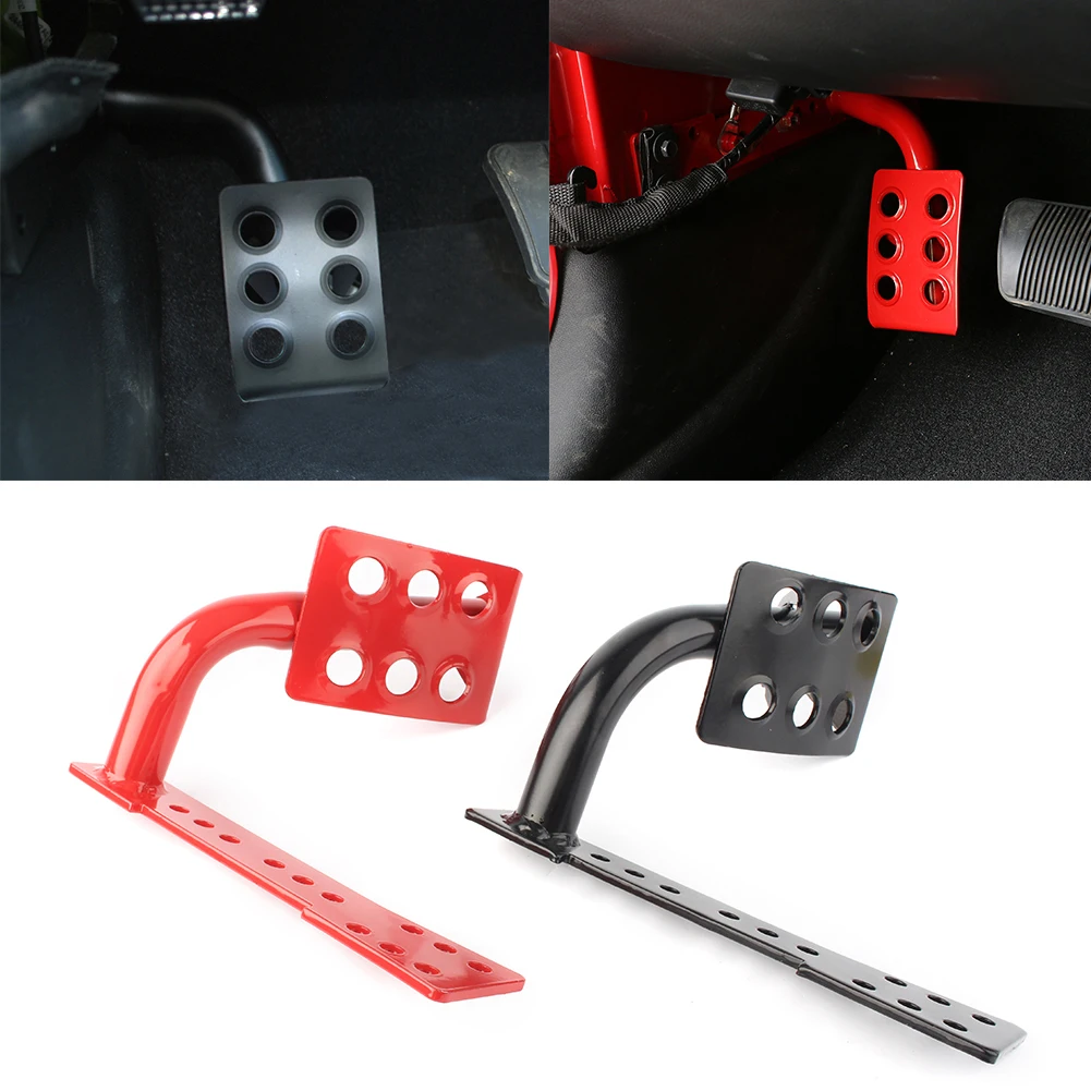 Car Interior Pedal Foot Rest Footrest Kick Panel for Jeep Wrangler JK 2007 2008 2009 2010 2011 2012 2013 2014 2015 2016 2017