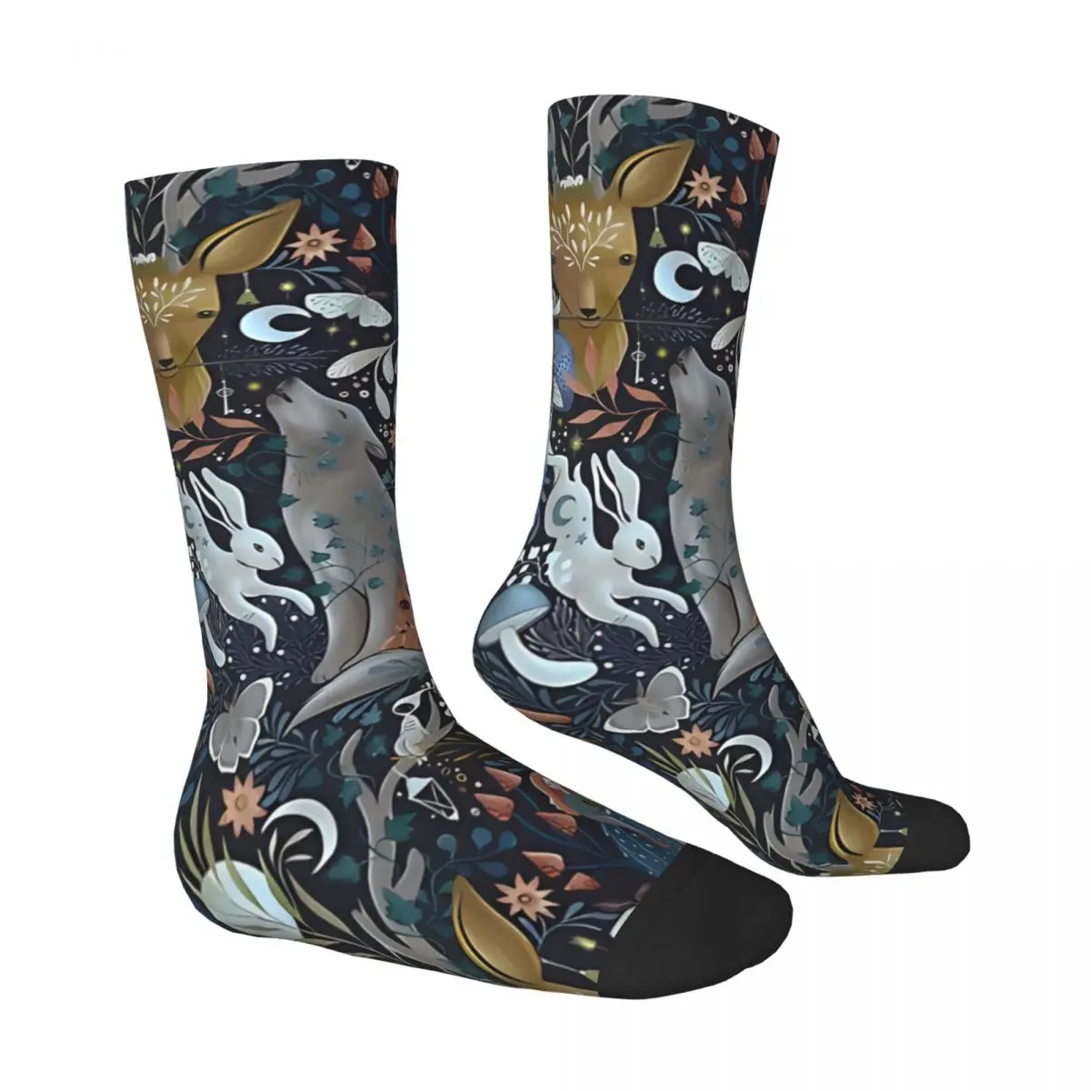 Fox Socks Male Mens Women Winter Stockings Printed