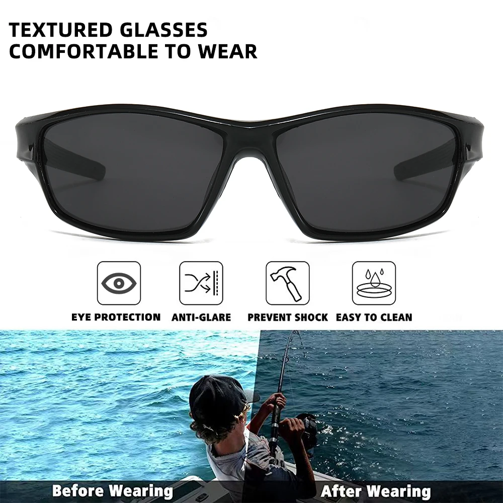 Men\'s Polarized Sunglasses Sports Sunglasses Dustproof Glasses Cycling Glasses To The Spot Motorcycle Running Fishing