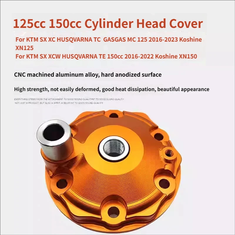 

For KTM HUSQVARNA GASGAS Motorcycle Cylinder Head Cover Combustion Chamber Insert Inlay Guard SX XC XCW TC TE Koshine 125 150