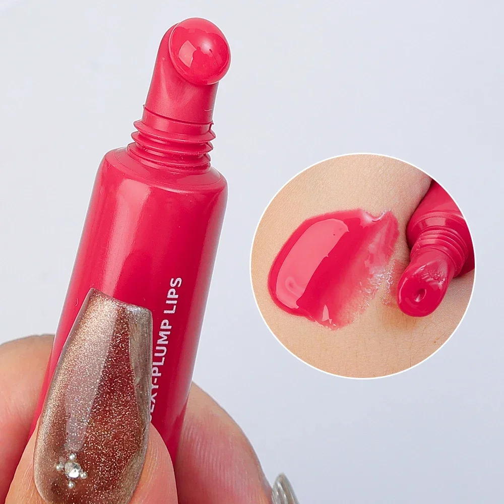 Glow Plumping Lip Oil idratante Glitter Mirror Nude Lip Gloss Lasting Nourish Shimmer Liquid Lipstick Lips Makeup Cosmetics