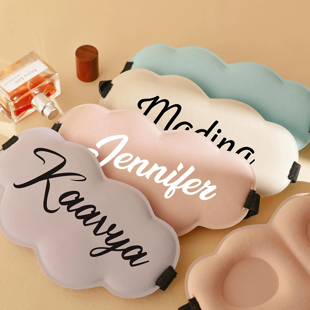 

Personalized Sleep Mask Customizable Sleep Mask Soft Adjustable Straps Perfect Bridesmaid Gift Quality Sleep and Relaxation