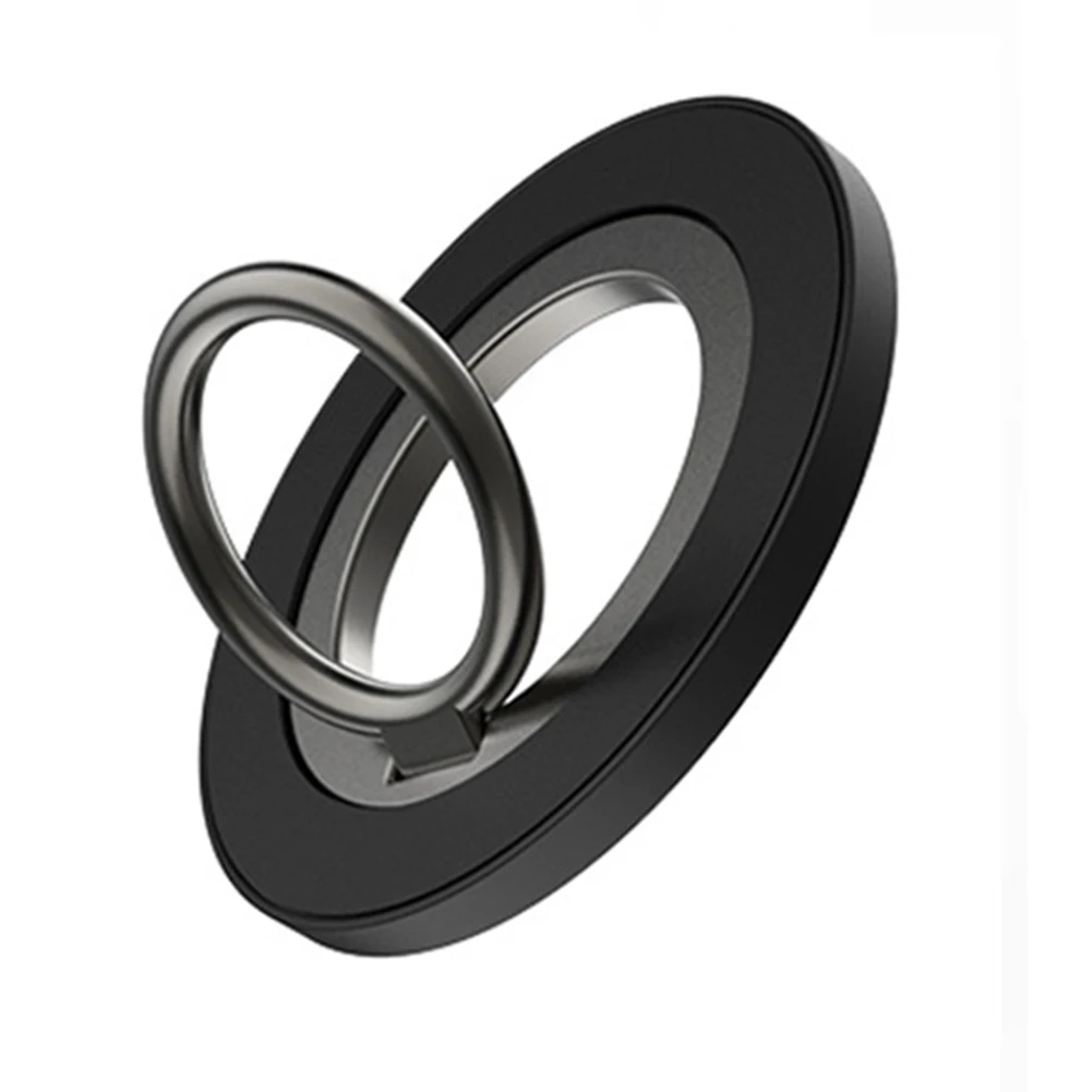 

Magnetic Phone Ring Holder for MagSafe Finger Ring Kickstand 360 Degree Rotation Metal Phone Grip for iPhone 15 14 13 12