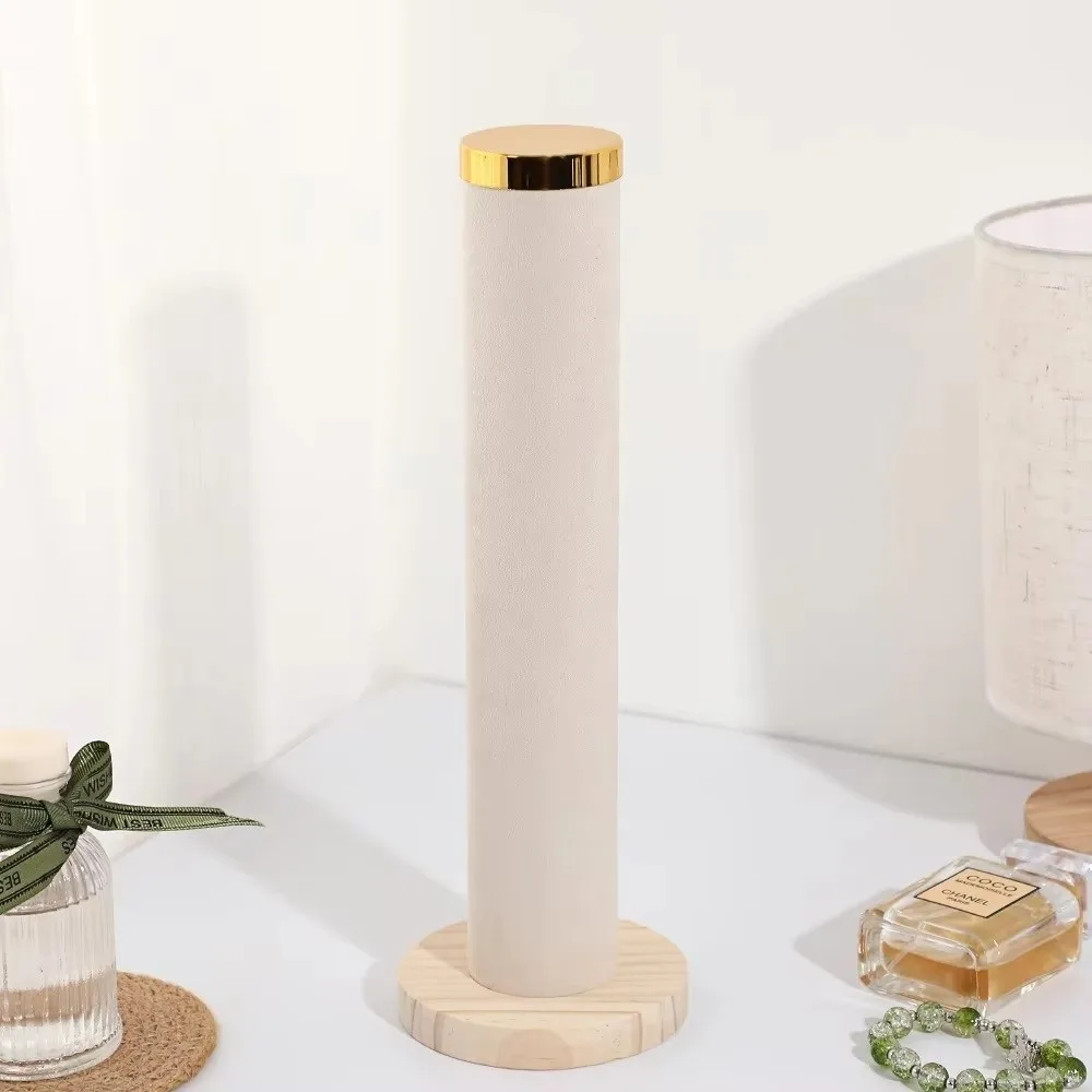 

Бархатная стойка для демонстрации ювелирных изделий, подставка для ювелирных изделий, держатель для ленты для волос, деревянная шкатулка для драгоценностей, органайзер