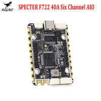 HGLRC SPECTER F722 40A 6 Channel AIO Flight Controller 2-6S for Rekon Y6 Six-axis and Other Mixed Control Types FPV Drone