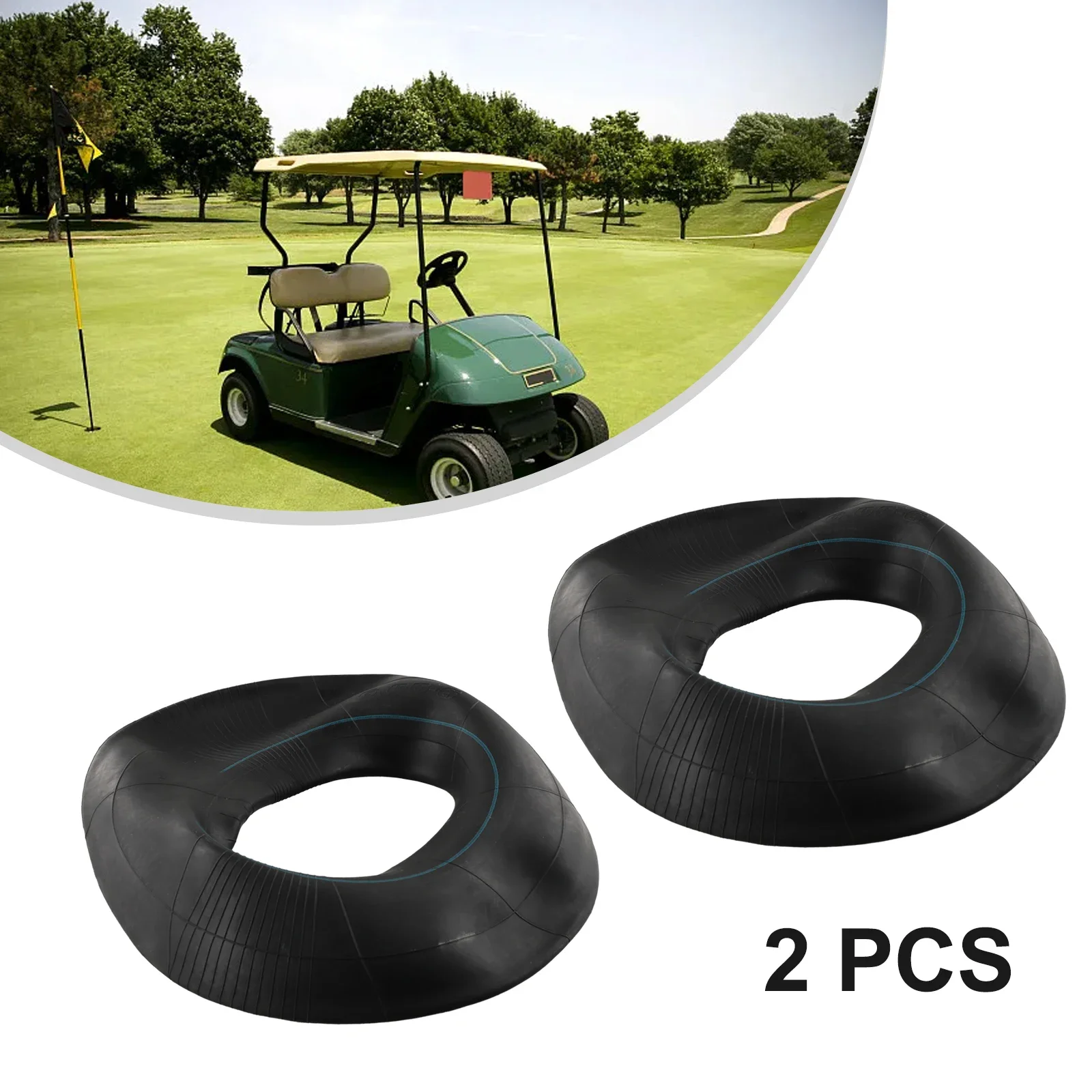 Replacement Inner Tubes 2 Pcs 15x6.00-6 with TR13 Valve for Lawn Tractor Mower Golf Cart and For ATV Tires Rubber
