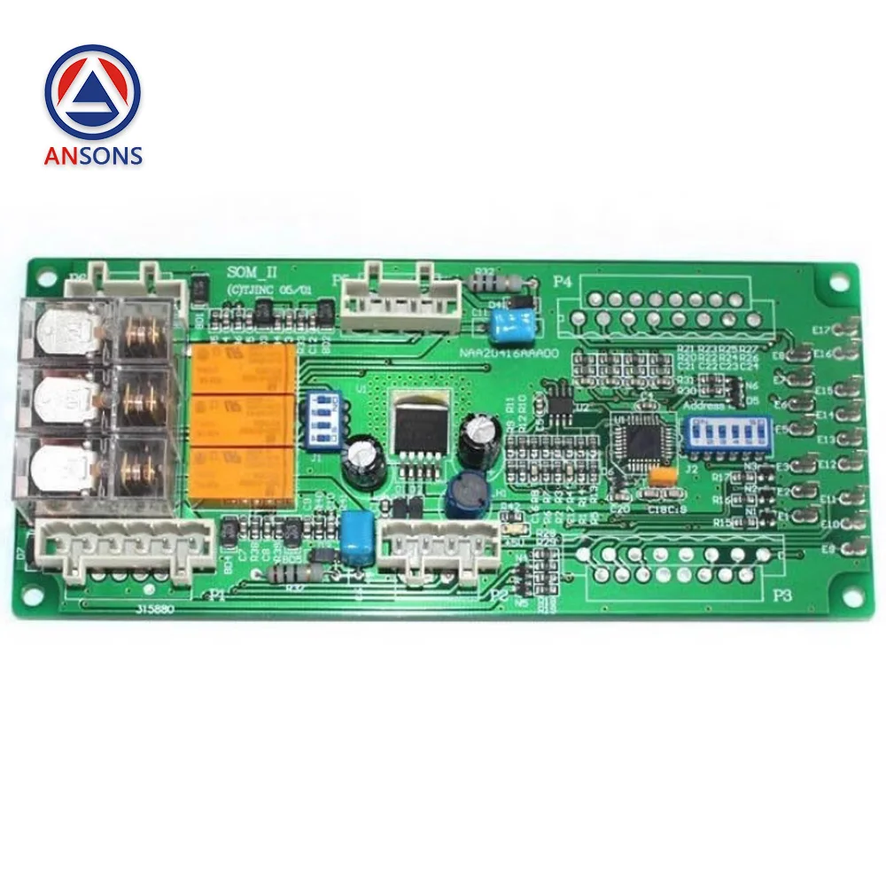 

NAA20416AAA00 SOM_II OTIS Elevator Parallel Group Control PCB SOM-2 Board Ansons Elevator Spare Parts