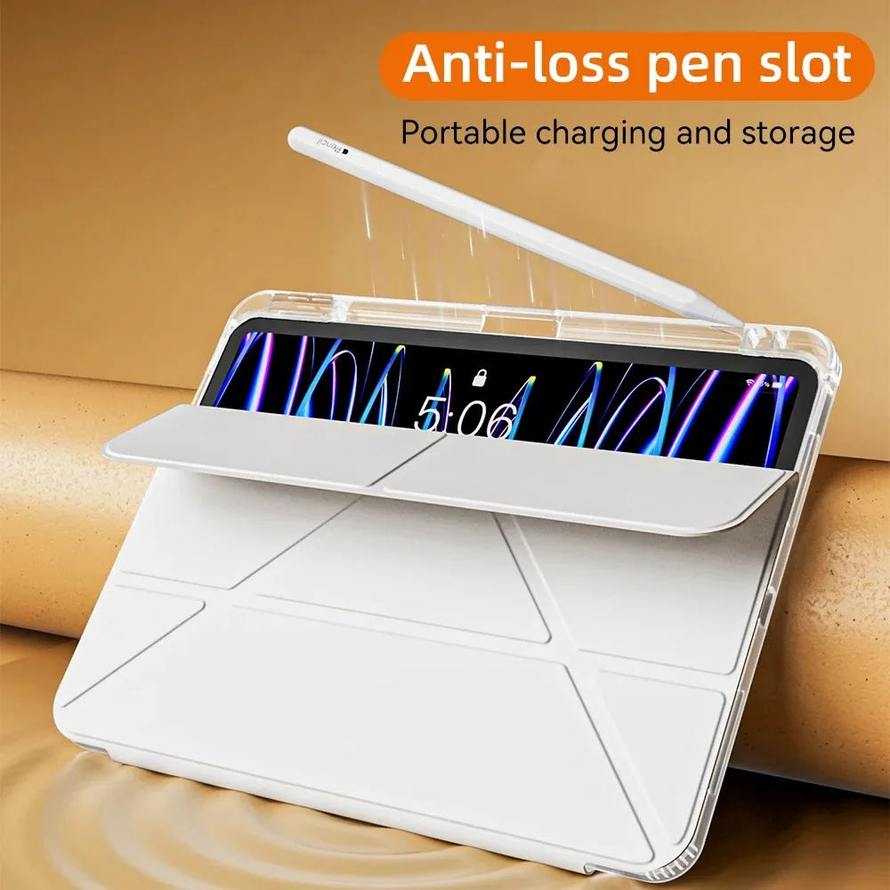 Per iPad Air 5 Custodia 2024 Air 6 11 iPad Pro 11 12.9 13 10 Gen 10.2 9th 8th 6th 5th 9.7 pollici Mini 7 6 Smart Case con portapenne