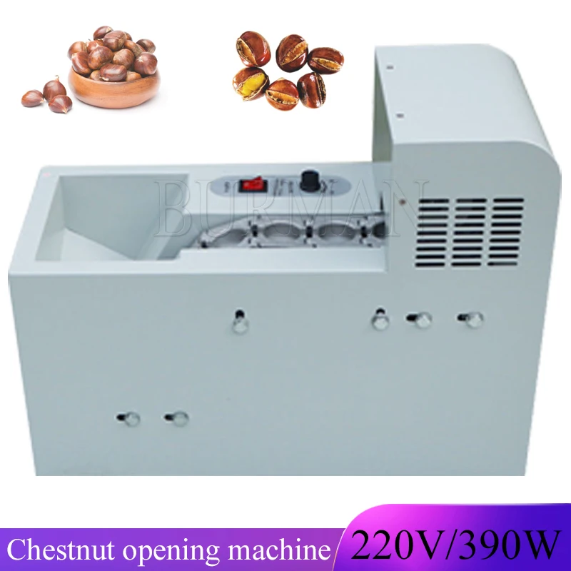 Electric Chestnut Shell Opening Machine Hazelnut Slitting Opener Commercial Chestnut Cutting Machines Chestnut Mouth Opener