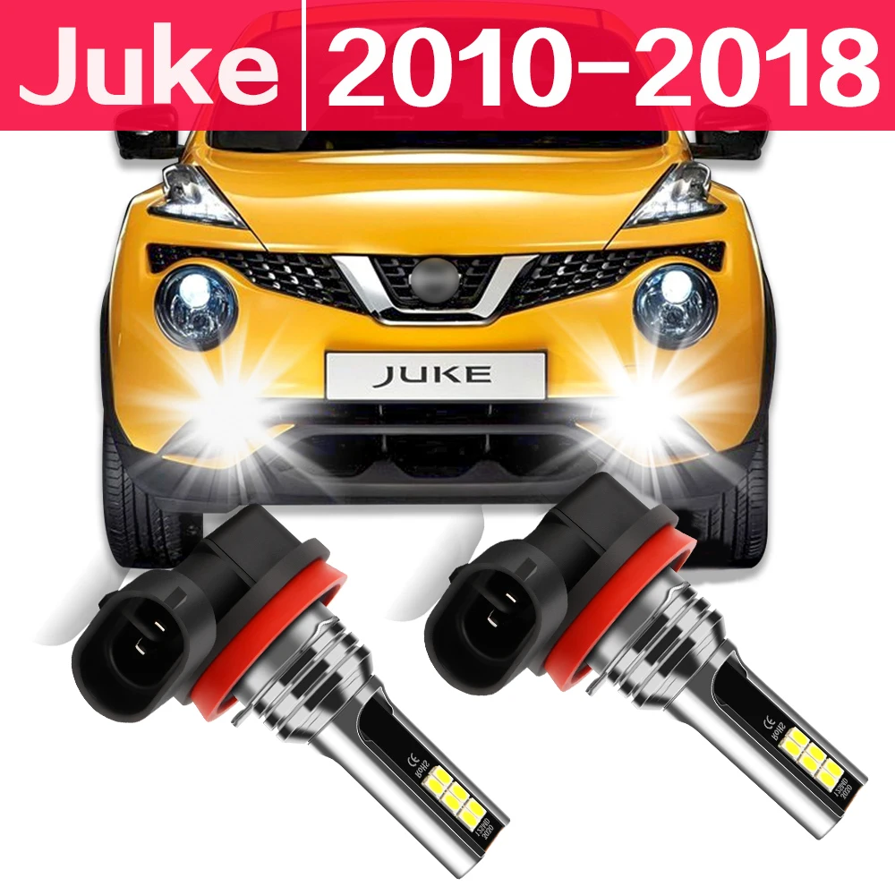 LED Bulb Fog Light Fanless 6000K CSP 3030 SMD Auto Car Fog Lamp For Nissan Juke F15 2010 2011 2012 2013 2014 2015 2016 2017 2018