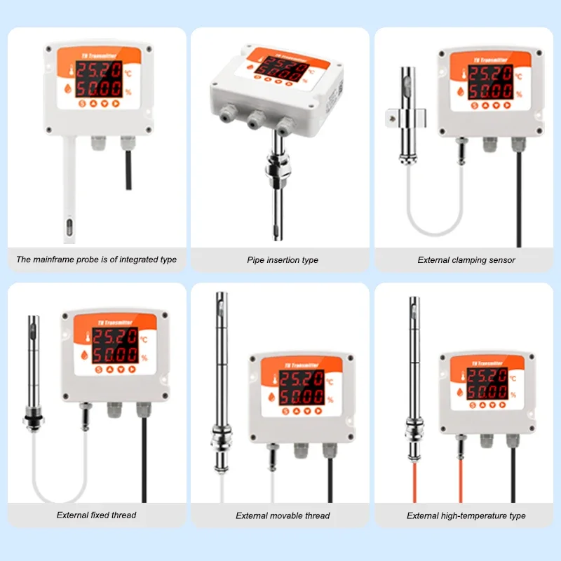 2026 Modbus RTU Temperature and Humidity Transmitter with RS485 Communication for Building Management System Integration