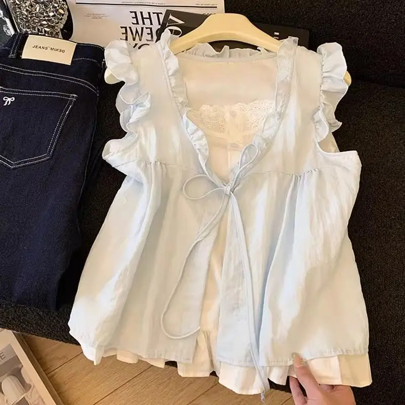 

Новая женская футболка из 100% хлопка с V-образным вырезом в корейском стиле, летняя, повседневная, с милым дизайном Dopane, мягкая, модная