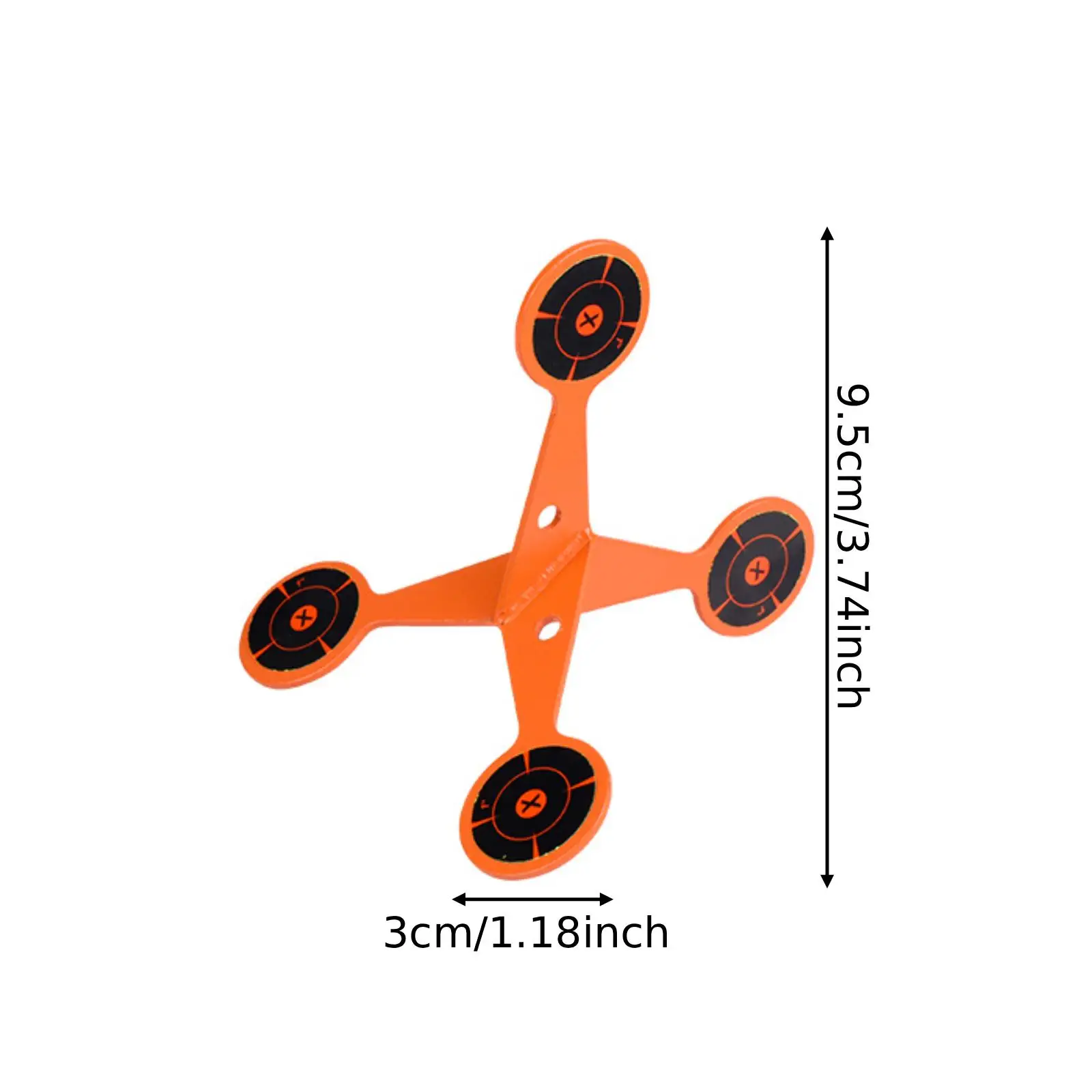 Alloy Steel Rolling Flip Target Portable Splatter Mechanism Paper Training Set for Competitive Skill Building Practice