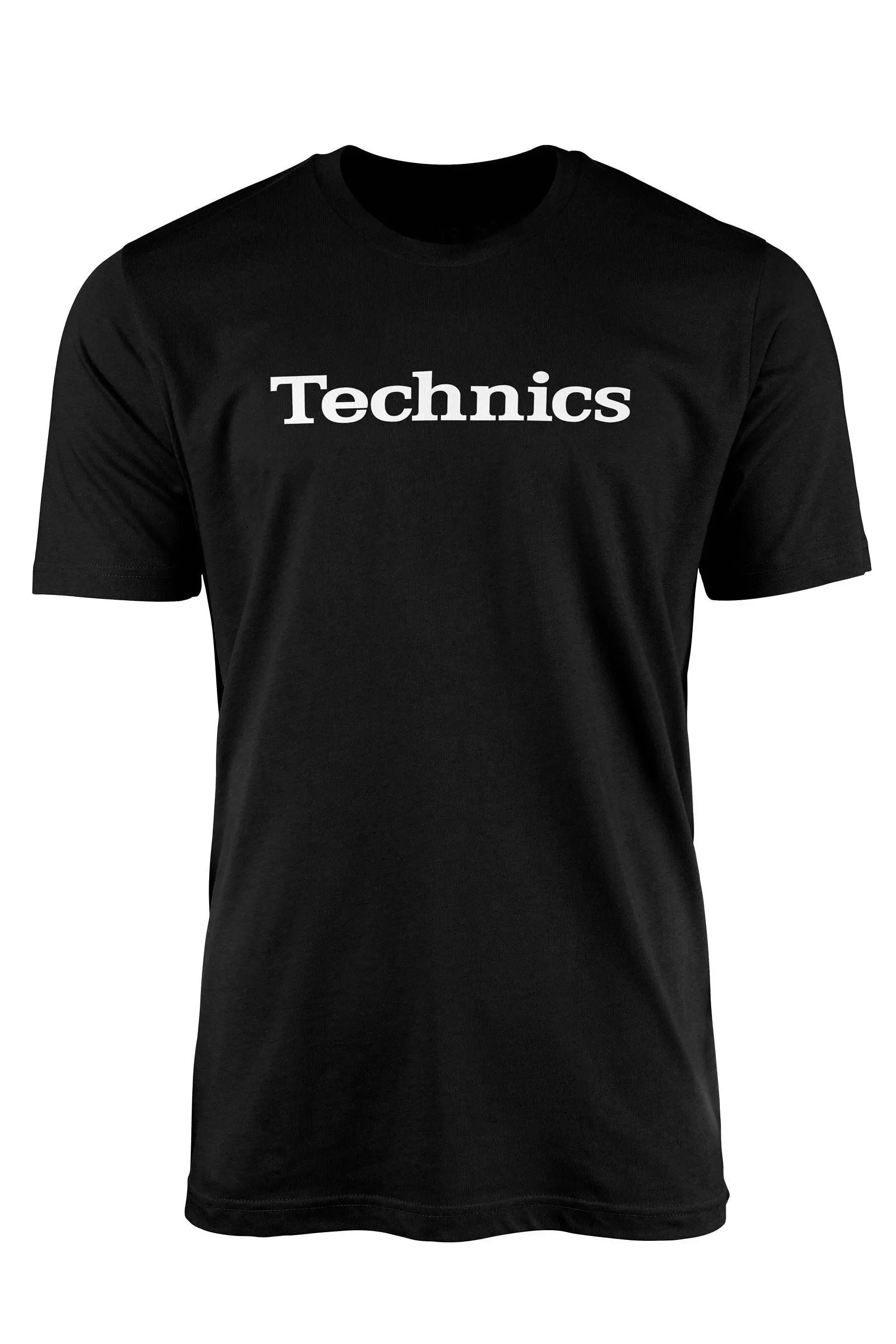 Men'S Black Technics Dj T Shirt Sizes S M L Xl Xxl 3Xl