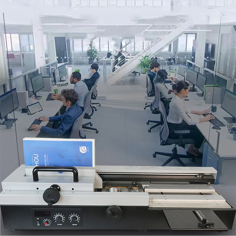 Desktop Hot Melt Binding Machine for Vouchers/Books/ Documents Office Binding Machine for Small Business And Home Use
