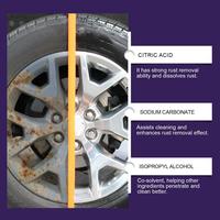 120ML Heavy-Duty Metal Rust Remover Multi-purpose Rust Remover Rust Inhibitor Derusting Spray Powerful Metal Rust Remover Car