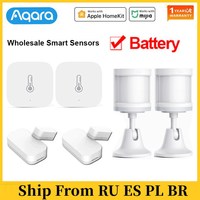 Aqara Sensors ZigBee Door Smoke Temperature Sensor Motion Sensor Wireless Connection Smart Home For Mi Home HomeKit APP