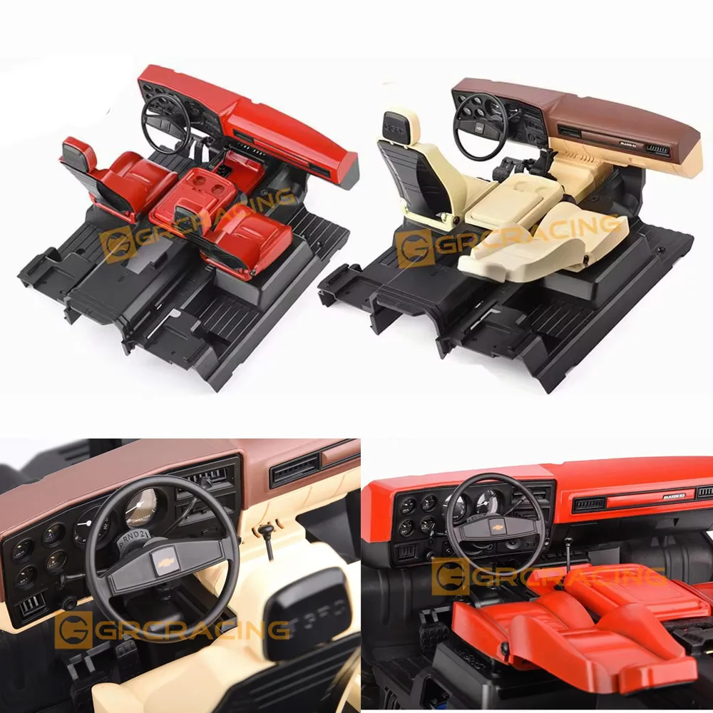 Grc 1979 Simulation Center Console Seat Modification Parts For 1/10 Rc Car Traxxas Trx4 Blazer K5 Interior Pioneer  G161kb