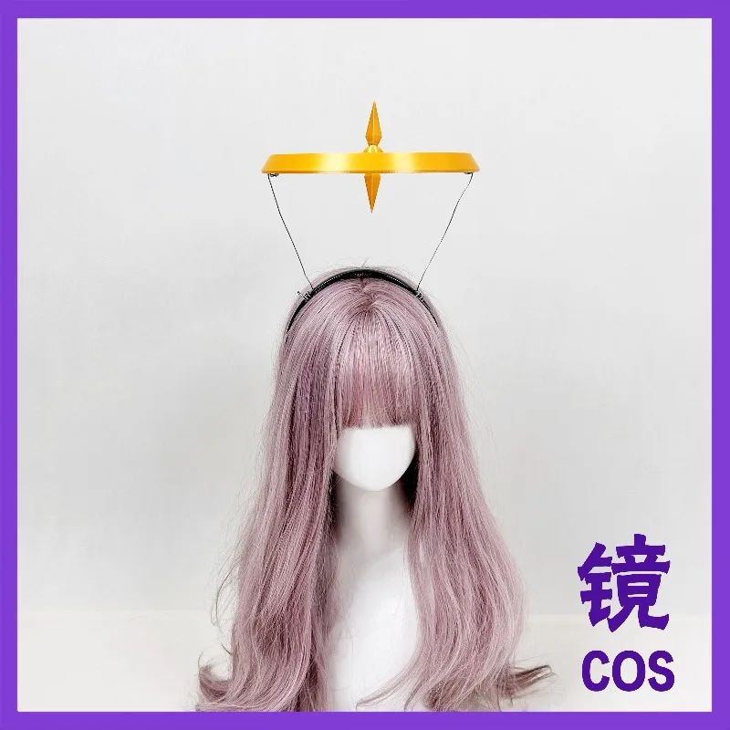 Adam Halo Headwear Cosplay Props Halloween Christmas Fancy Party Costumes Accessories