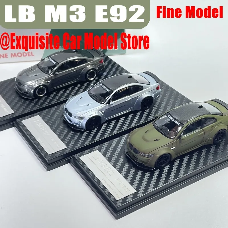 ファインモデル 1/64 LB M3 E92 合金自動車玩具ダイキャストメタル