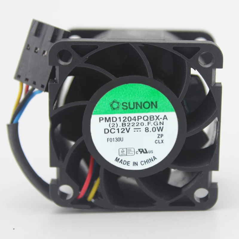 

PMD1204PQBX-A for SUNON 40mm 4CM 4028 40X40X28mm DC 12V 8.0W Server Cooling Fan