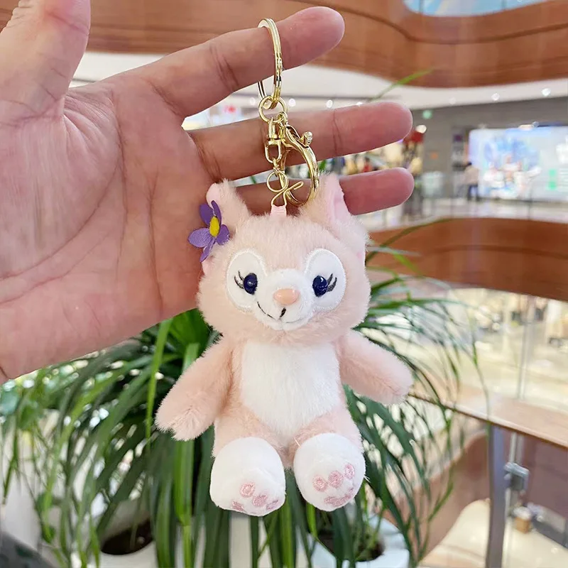 New cartoon Fox Keychain pendant girls cute doll bag ornaments children's doll plush toy gifts stuffed animals