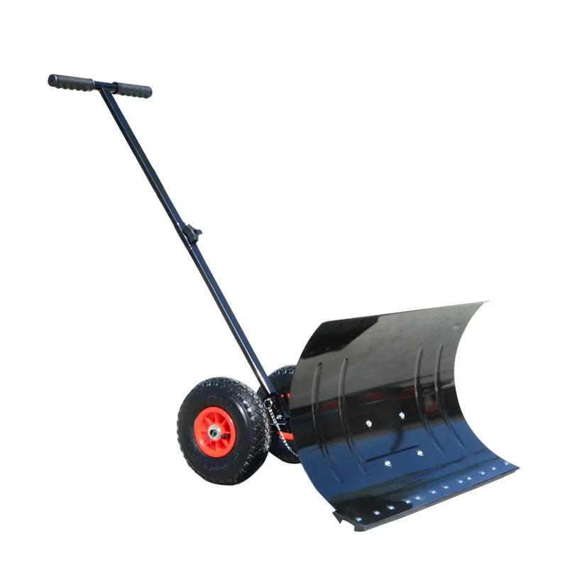 พลั่วตักหิมะแบบใช้มือดัน คุณภาพพรีเมียม ดีไซน์โดดเด่น ใช้งานร่วมกับรถไถหิมะได้อย่างสะดวก อุปกรณ์อุตสาหกรรมที่เรียบง่าย ชิ้นส่วนหลักของเครื่องยนต์