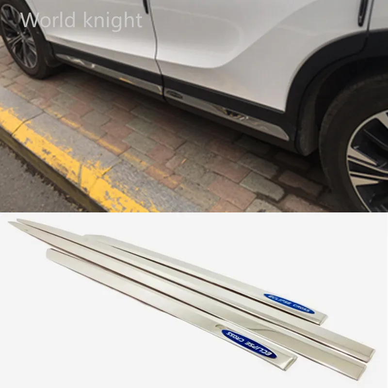 

Stainless Steel Side Door Body Molding Line Cover Trim Protector Decoration For Mitsubishi Eclipse Cross 2017-2020 Car Styling