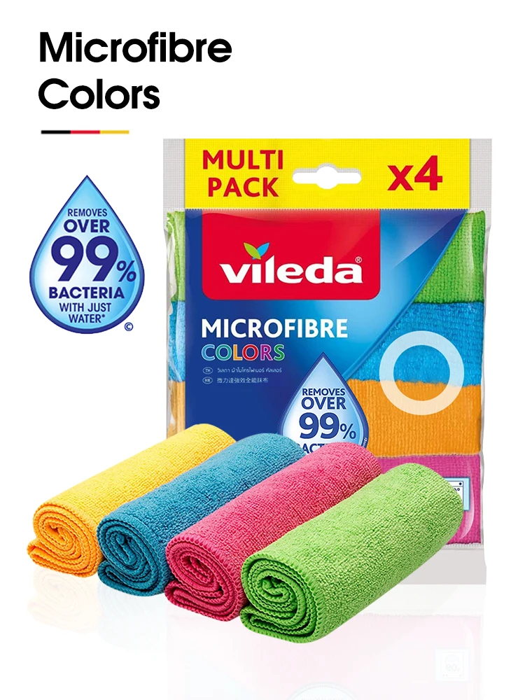 Paño de Cocina Vileda Resistente al Aceite, Paño Absorbente para Lavar Platos, Paño de Limpieza con Eliminación Eficiente del...
