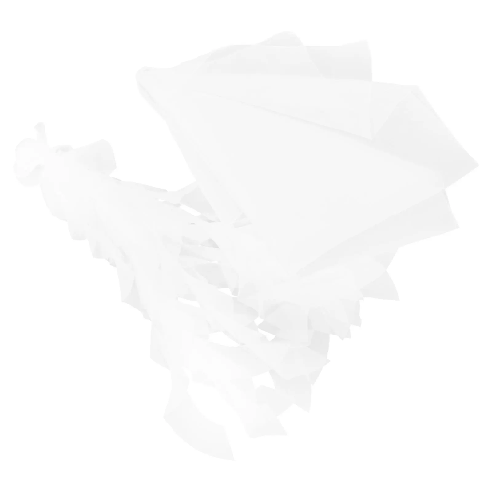 

Wedding Bridal Shower Chair Sashes For Wedding Decorations Chair Covers Curly Sashes Bulk Soft Ruffle White