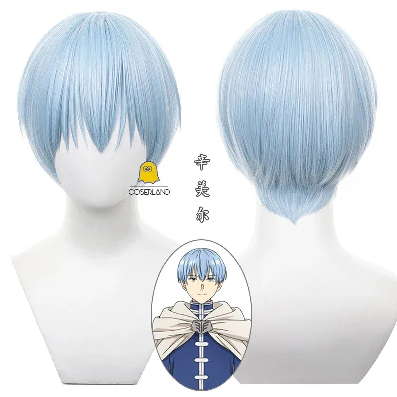 2025 ♥   Novo anime frieren além do fim de viagem himmel cosplay traje peruca manto uniforme azul roupa festa de halloween das mulheres dos homens ☆ ★