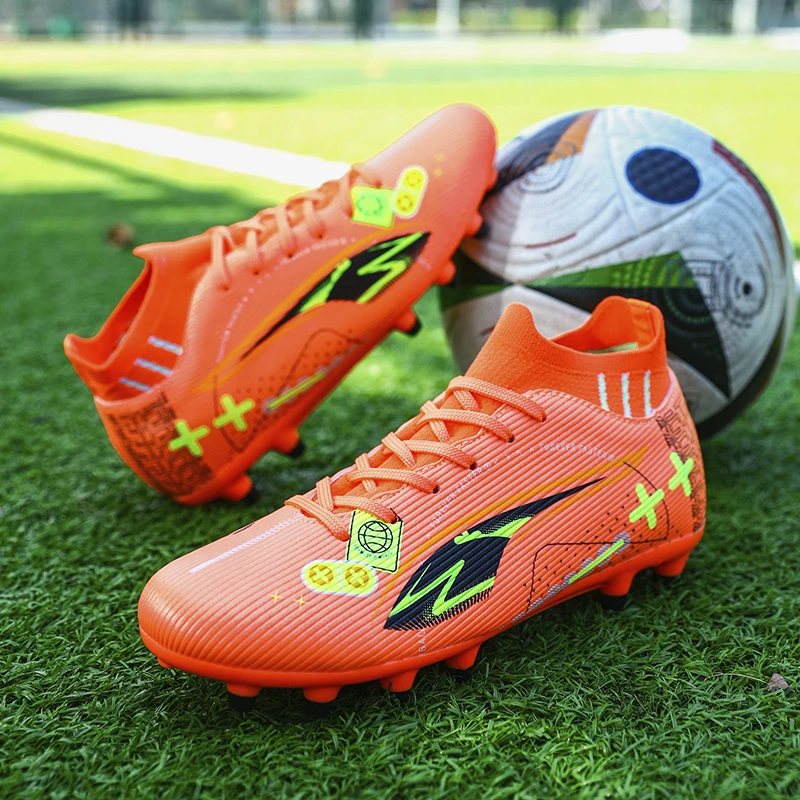 

Non-Slip Men Professional Soccer Shoes Society Cleats Fast Football Shoes Students Training Football Field Boots Grass Training