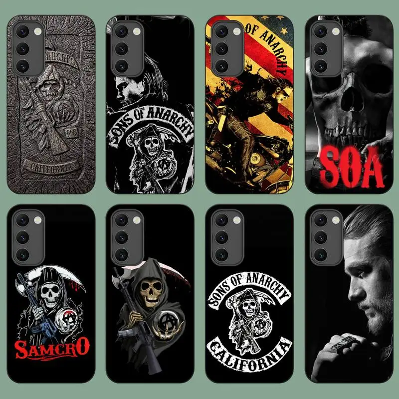 American TV Sons of Anarchy Phone Case For Samsung Galaxy S20 S21  S22 S23 Fe Lite Plus Ultra Note Shell