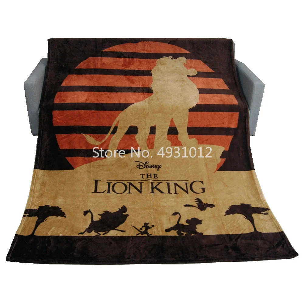 

Disney Lion King Simba Kids Adult Blanket Thick Flannel Throw Warm Sleeping Bed Cover 150x200cm for Baby Children Gift