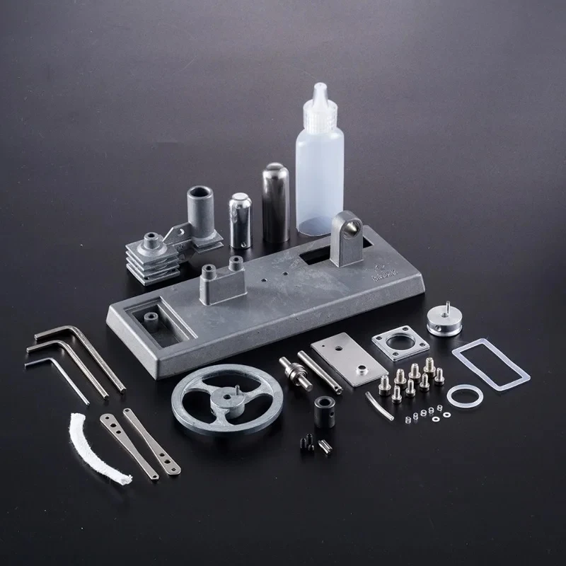 Kit de montaje de motor físico QX6, kit de montaje de cilindro de potencia de Metal, colección de juguetes divertidos